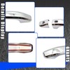 GXARTS 4PCS Chrome Door Handle Cover with 4 Smart Key
