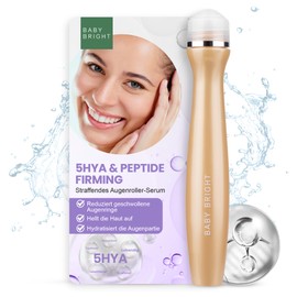Baby Bright Augenroller Serum - Hydrating Augen Roll On, Augenserum Gegen Falten und Augenringe, Under Eye Brightener - 5HYA & Peptide 15ml