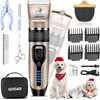 Gooad Gold Pet Hair Trimmer Grooming Kit Rechargeable Low Noise