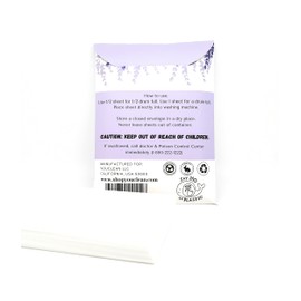 YouClean (50 loads) 25 Laundry Liquidless Detergent Sheets - Travel/College/Daily Use - Powerful/Hypoallergic/Eco-friendly/Biodegradable (Lavender)