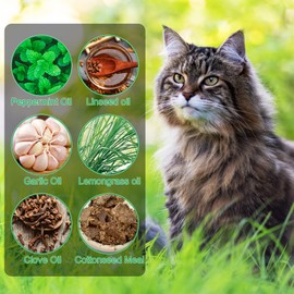 36 Pack Cat Repellent Outdoor, Natural Peppermint Oil Cat Deterrent Outdoor Indoor, Anti Cat Scratch for Furniture, Keep Cats Off Yard Garden Lawn Plants