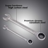 Egofine 8mm Ratcheting Combination Wrench Metric, Industrial Grade Gear Spanner