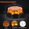 Yuanjoy LED Beacon, IP67 Yellow Warning Light, Flashing Safety Warning