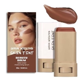 Gecomo Base Maquillaje Barra Beauty Balm Serum Boosted Skin Tint Color Sólido Hidratante Contorno Facial Mujer Acabado Natural