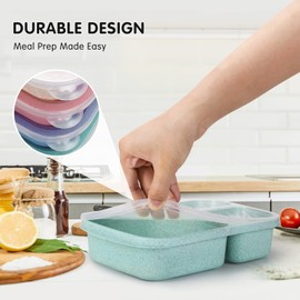 Woplagyreat Brotdose Lunchbox 4 Set Erwachsene Bento Box Mit Fächern Lunch Brotdosen Brotbox Brotzeitbox Frühstücksbox Essensbox Butterbrotdose Vesperdose Brotbüchse Frühstück Jausenbox