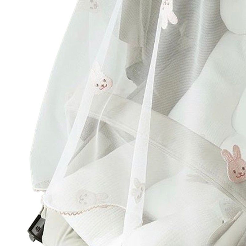 Stroller Wind Shade Breathable Cartoon Pattern Adjustable Universal Mesh Stroller