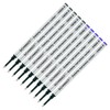 Schmidt 5888 Safety Ceramic Rollerball Metal Refill - Black, Blue
