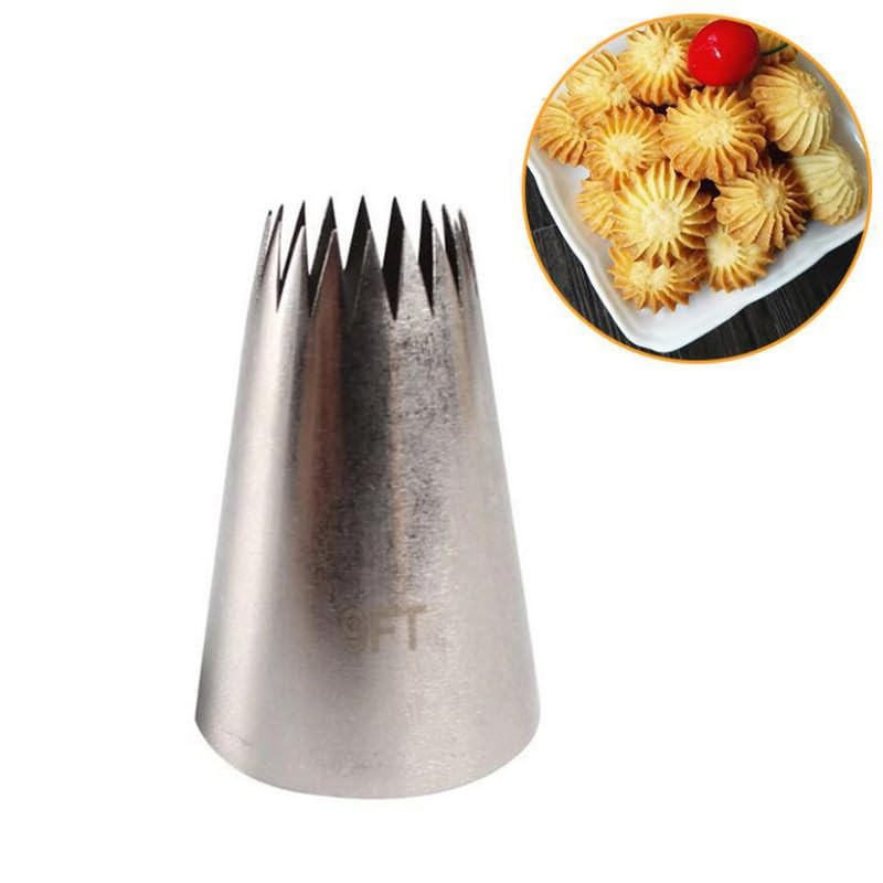 Churro Piping Tip, Piping Tips for Eclair, Open Star Pastry