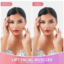 Bestselling Beauty - Juego de cinta invisible para levantamiento de rostro: 40 piezas en forma de V para doble barbilla, reafirmación del cuello y apr