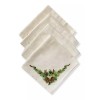 Benson 4 Servilletas Tela Decoracion Navideña Navidad Fiestas Dicie