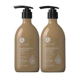 Luseta Jamaican Black Castor Oil Shampoo and Conditioner Set (2 x 16.9 oz.)