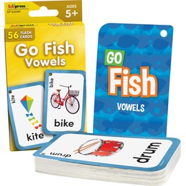 Teacher Created Resources Go Fish Vowels Flash Cards (EP62049), Medium