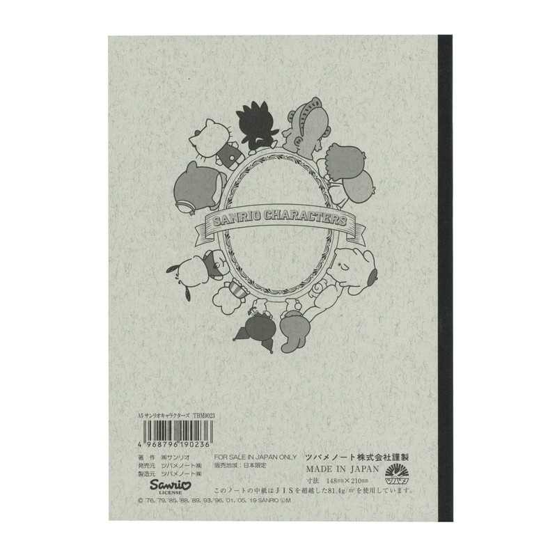 A5 TBM9023 Tsubame Note Square [Sanrio Characters]