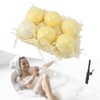 6pcs Bath Salt Ball Moisturizing Colorful Kid Friendly Mild Lemon