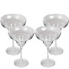 Lily's Home Unbreakable Acrylic Margarita Glasses, Made of Shatterproof Plastic