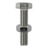 TIMCO Set Screws DIN933 Hex & Nut DIN934 Silver A2