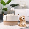 KAKAMAY Large Blanket Basket (20"x13"),Woven Baskets for storage Baby Laundry