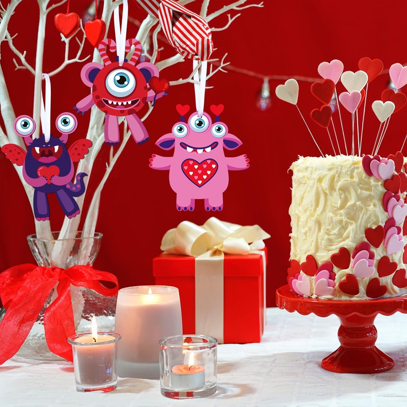 Sumind Valentine's Day Craft Kits for Kids, DIY Craft Ornament