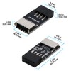EZDIY-FAB USB 2.0 Internal Header (9-Pin) to USB 3.1/3.2 Type-C