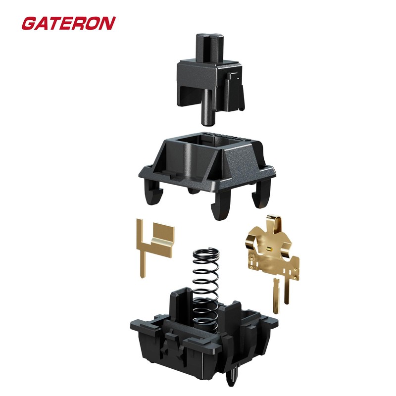 GATERON Oil King V2 Pre Lubed Black 5pin Linear Switches