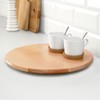 SNUDDA Solid Wood Lazy Susan with Rotating Birch for Dining