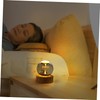 Levemolo Crystal Ball Night Light: Pattern Crystal Ball with Wood