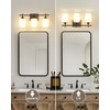 Osimir 3-Light Bathroom Lighting Fixtures Over Mirror, 21" Oil Rubbed