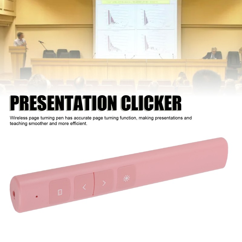 Presentation Clicker Multifunction Accurate High Sensitivity Wireless Charging PPT Page