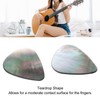 2PCS Set Guitar Picks Shell Teardrop Shaped Acoustic Guitar Picks