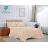 Shunjie.Home Queen Bed Sheets Set 4 Pieces, 600 Thread Count