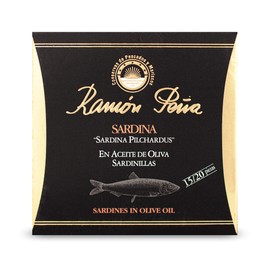 Sardines in Olive Oil | Galician Baby Sardines | Gold Line | 2 x 130 g | 2 x 4.58 Oz | Pack of 2 | Ramon Pena | Spain