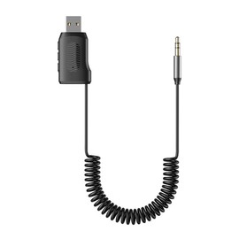 Bluetooth 5.4 Car Audio Adapter 3.5 mm AUX Plug RX Receiver Car Handsfree U Disk Play for Amplifier Speaker Headphones