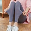 Women's Summer Soft Yoga Ice Leggings - Thin High-Waist Stretch UV Protection M/White 5ea