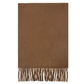 PFLife Men Scarf Wool Scarf for Men Winter Mens Scarf Cosy Scarves with Gift Box Classic Plain Warm Soft Lightweight Feel (tabacco)