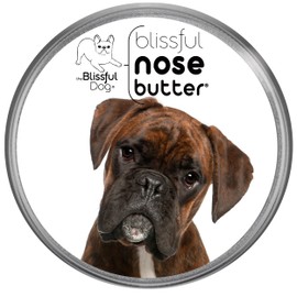 The Blissful Dog Brindle Boxer Nose Butter, Versatile Dog Nose Balm for Dry Nose, Handcrafted Nose Moisturizer, Easy-to-Apply Dog Essentials, Unscented, 1 oz.