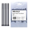Reload Cable Ties 80mm x 2.5mm Black Nylon Plastic Zip