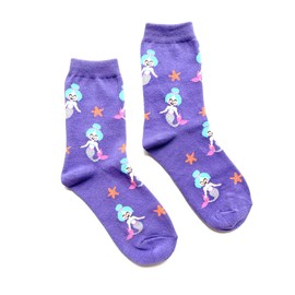 Mermaids Kids Crew Socks Age 7-10