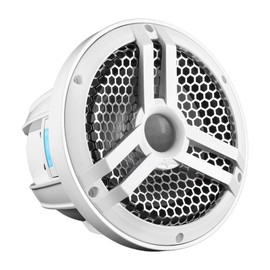 Skar Audio SKM8WD2 8" 500W Max Power Dual 2 Ohm Marine Subwoofer (White)