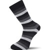 Cob Stallion- Multi-Stripe Men's Socks, Multicoloured Black Socks for Men,