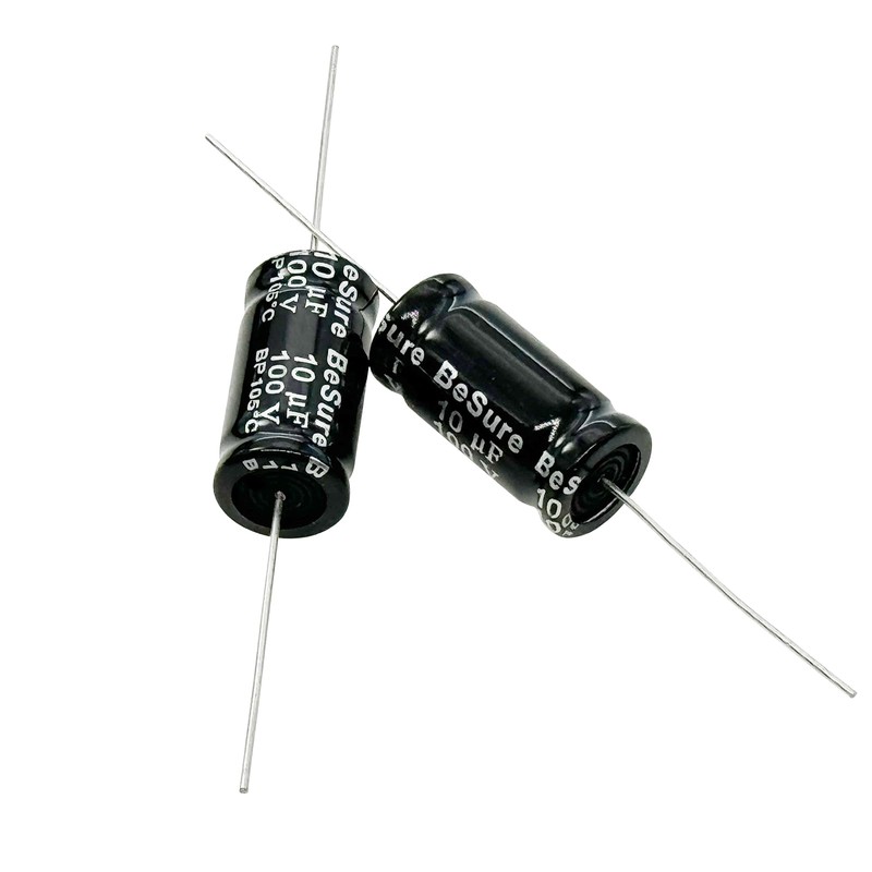 Cermant 2Pcs 100v 10UF Electrolytic Non-Polarized Crossover Capacitor Frequency Divider