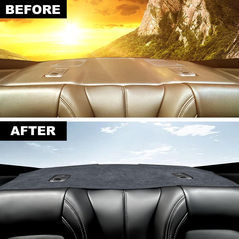 KUNGKIC for Ford Mustang 2024 2025 Rear Dash Cover Custom
