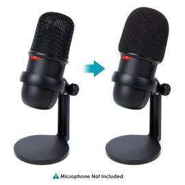 SoloCast Pop Filter - Windscreen Microphone Cover Foam Compatible with HyperX SoloCast Mic to Reduce Noise by YOUSHARES
