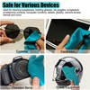 Teal Keychain Microfiber Eye Glasses Cleaner Cleaning Cloth Wipes Portable