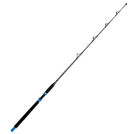 Fiblink 1-Piece Saltwater Offshore Trolling Rod Conventional Boat Rod Carbon Fishing Pole(6 Feet, 30-50 lb/50-80 lb/80-120 lb) (50-80 Pound)