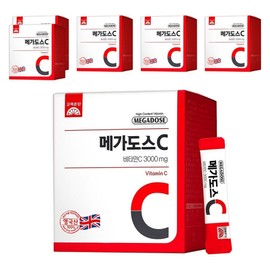 Megadose Vitamin C 3000mg, 180g, 6 pieces / 메가도스 비타민C 3000mg, 180g, 6개