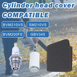 AUMEL 545146501 Air Filter Kit Fit for Poulan BVM210VS SM210VS BVM200FE BVM210FA GBV345 Craftsman 358794770 358794780 358794765 Leaf Blower with Tune Up Kit