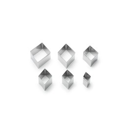 Fox Run 3612 Run Diamond Cookie cutters, 4 x 4 x 0.25 inches, Metallic