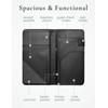 Mymazn Server Book with Zipper and Magnetic Pocket, Cute Waitress