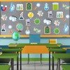 48Pcs Science Cutouts Science Bulletin Board Decorations, Science Lab Accents