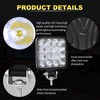 PICAA LED Work Light 4 x 3.3 Inch 48 W